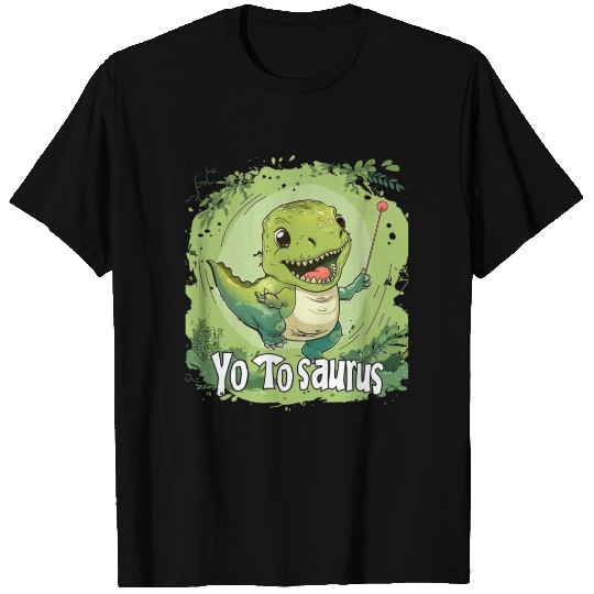 YoYo Saurus Funny Dinosaur Meadow Playground T Shirts