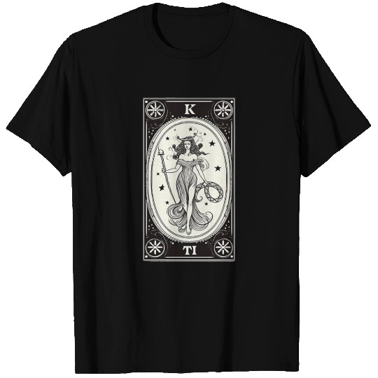 Themis Tarot Card Astrology Occult Mystical T Shirts