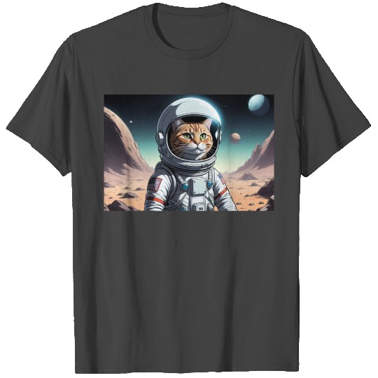 Cpt Mittens Space Cat Astronaut Kitten T Shirts