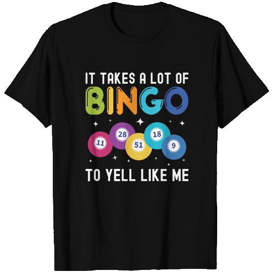 Funny Bingo Yeller Bingo Player T Shirts
