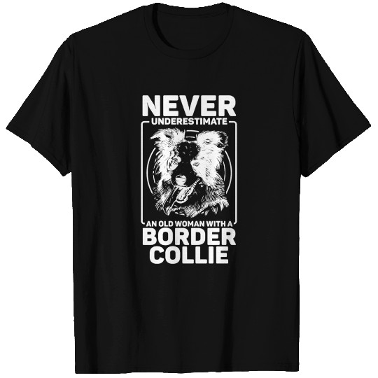 Unique Border Collie Design For Dog Lovers T Shirts
