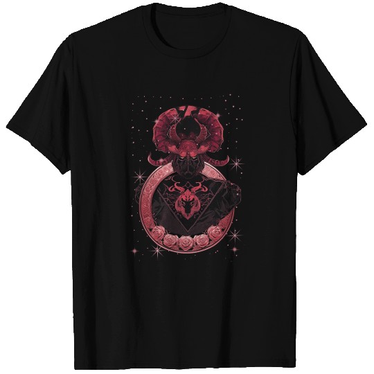 Dark samurai or devil in red and black colors T Shirts