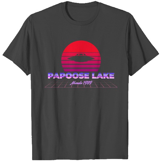 Vaporwave Papoose Lake Nevada Area 51 S4 T Shirts