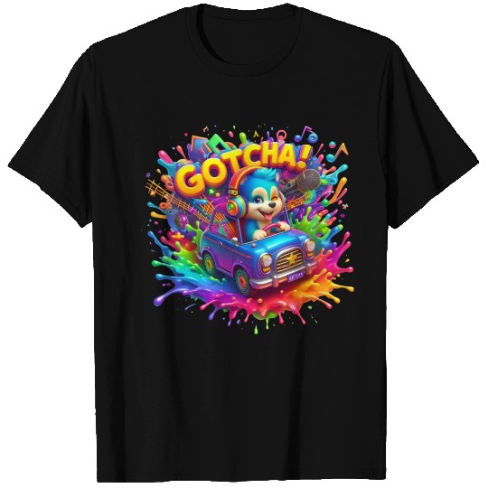 Stellar Cadence: Symphony of Neon Hues - GoTCha! T Shirts