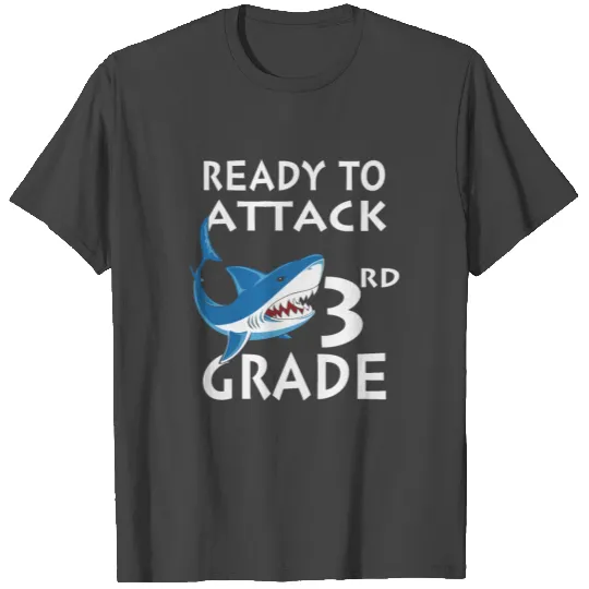 Shark attack Ready To Attack T Shirts