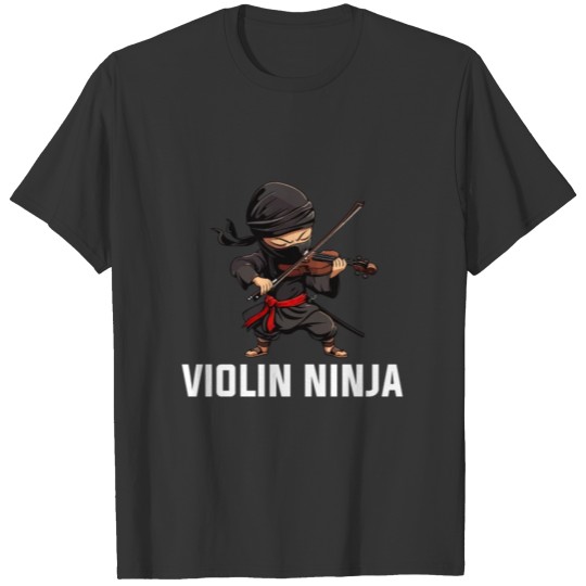 Violin Ninja instrument Violin T Shirts