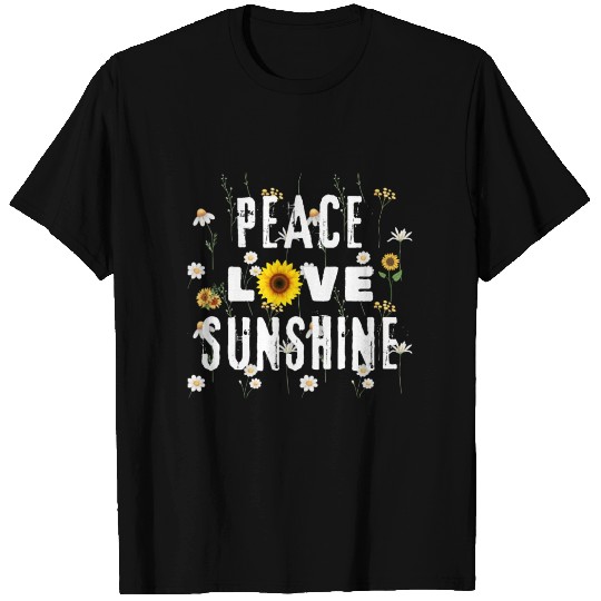 PEACE LOVE SUNSHINE T Shirts
