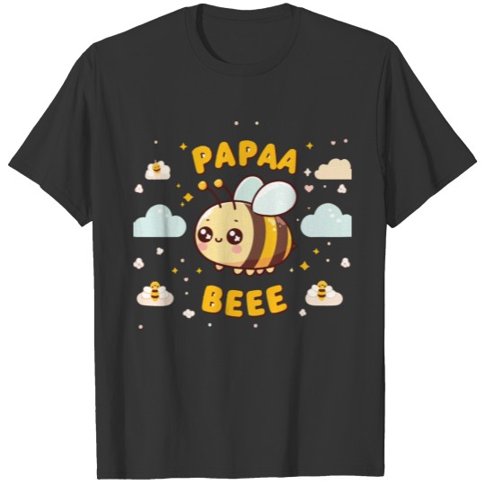 Family Bee T Shirts Papa Daddy Birthday First Bee Da