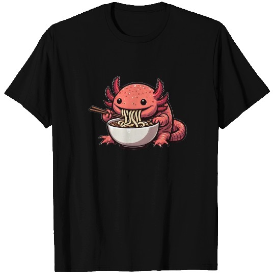Ramen time for the axolotl T Shirts