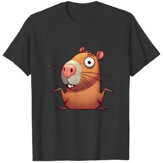 Confused Capybara T Shirts