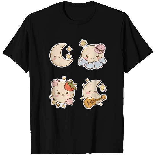 Cute Kawaii moons T Shirts