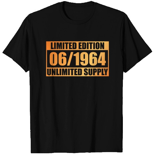 60th birthday Limited Edition - ꝏ Supply 06/1964 T Shirts