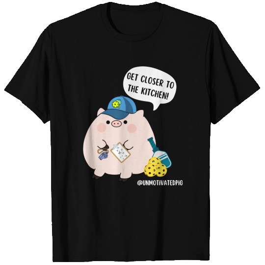Pickleball Pig Serving T Shirts