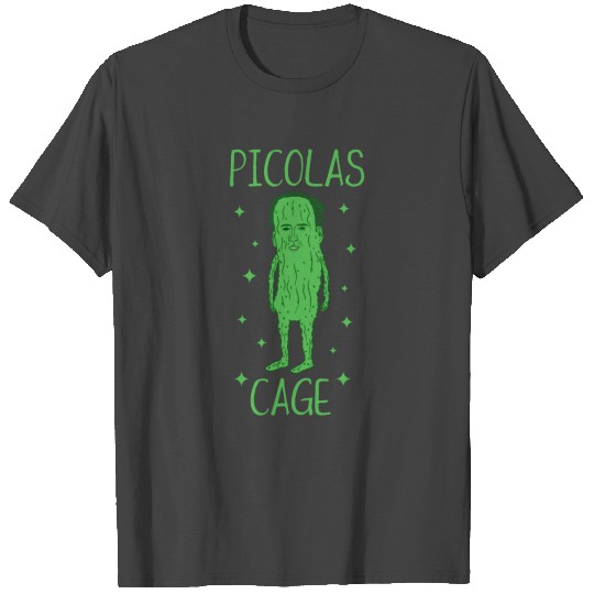 Picolas Cage Funny celebs Meme Cucumber Pickle T Shirts