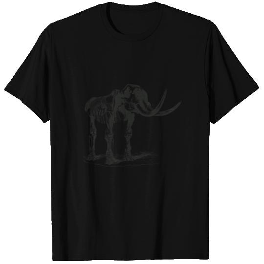 Mastodon Woolly Mammoth Dinosaur Fossils T Shirts