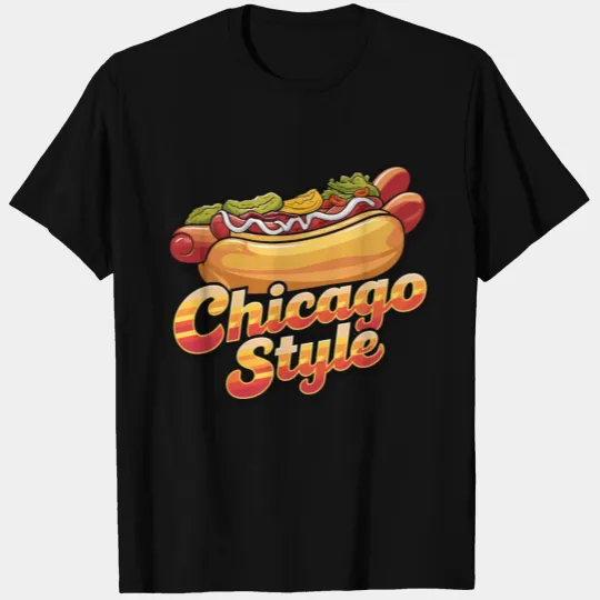 Chicago Style Hot Dog T Shirts
