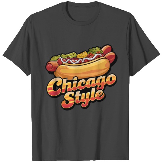 Chicago Style Hot Dog T Shirts