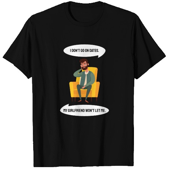 Sad man sitting in an armchair T Shirts