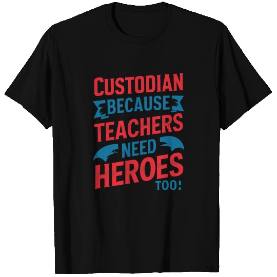 School Custodian School Staff Janitor T Shirts