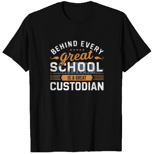 School Custodian School Staff Janitor T Shirts