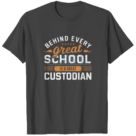 School Custodian School Staff Janitor T Shirts