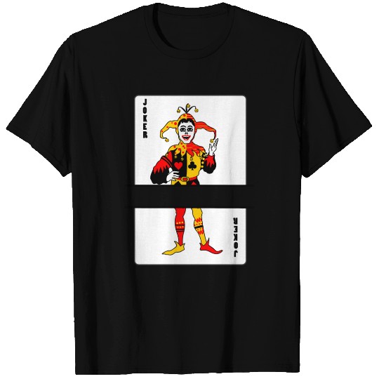 Playing card Joker banner T Shirts