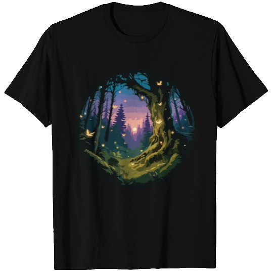 Enchanted Forest: Mystical Twilight T Shirts