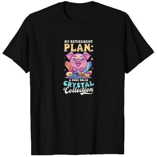 Crystal Collector Retirement Plan Solid Collection T Shirts