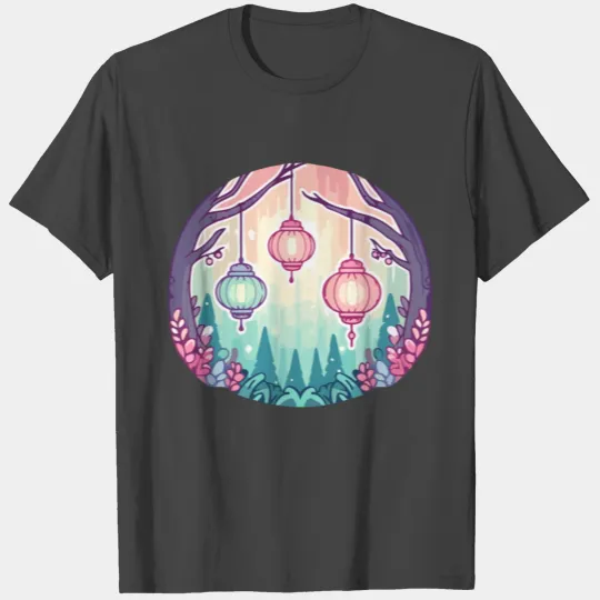 Enchanted Lanterns: Twilight Grove T Shirts