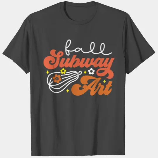 Fall Subway Art T Shirts