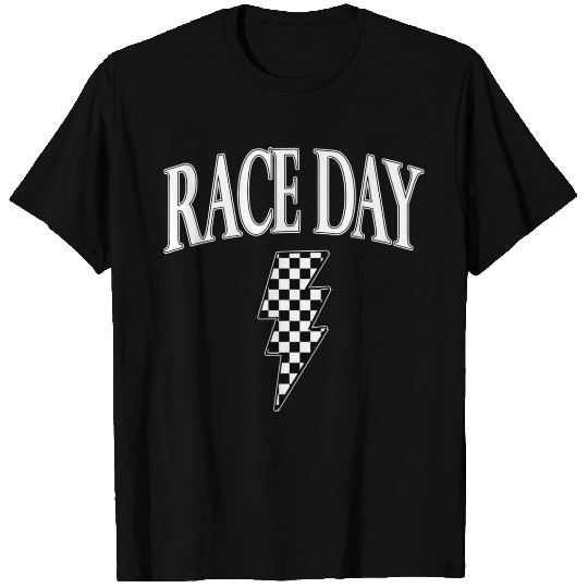 Race Day Checkered T Shirts