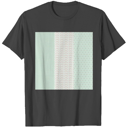 Colorful Blooms and Polka Dots Seamless Pattern T Shirts