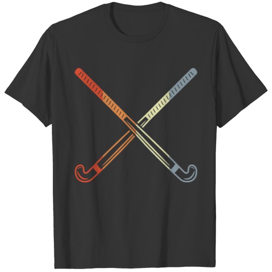 Vintage Field Hockey Sticks Drawing T Shirts