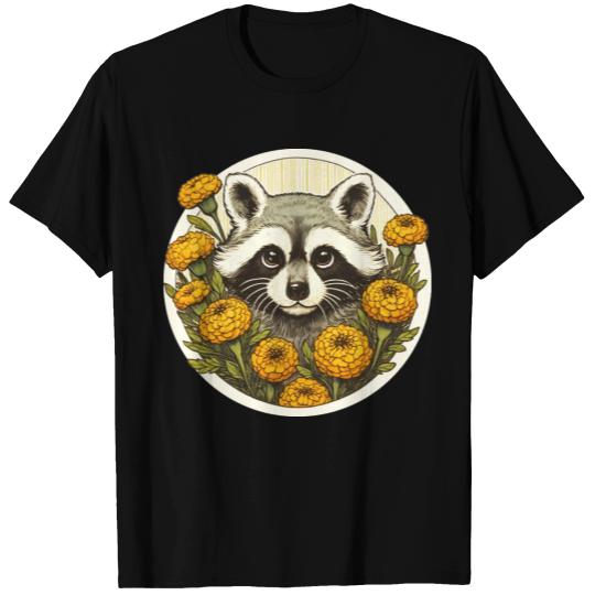 Marigold Raccoon T Shirts