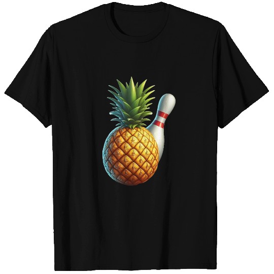 bowling ball and pineapple T Shirts