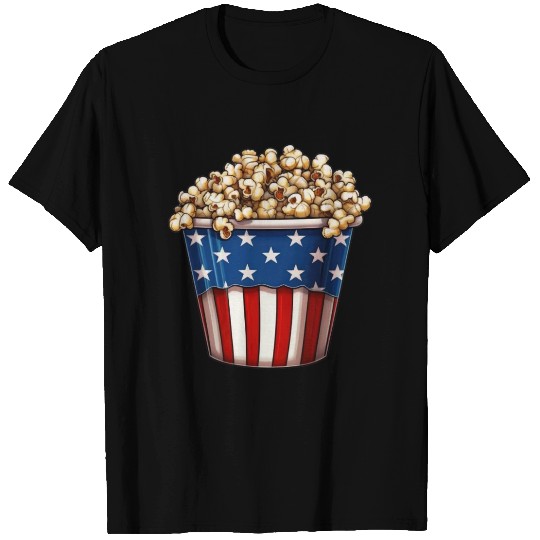 4th Of July. popcorn T Shirts