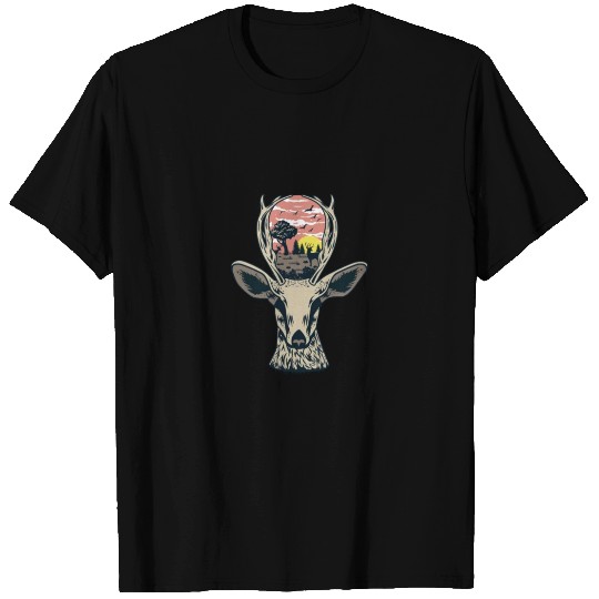 deer forest T Shirts