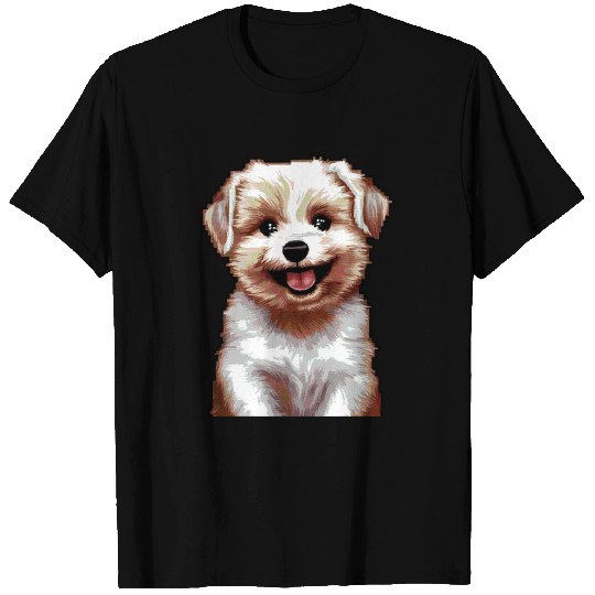 Pixel Puppy Art T Shirts