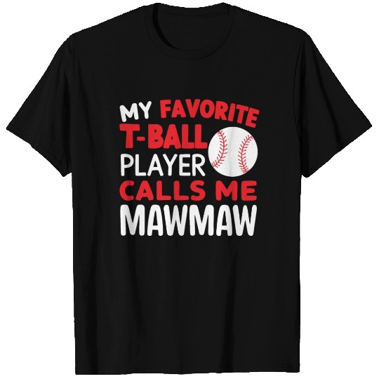 Baseball Grandma Grandmother Grandparents Day T Shirts