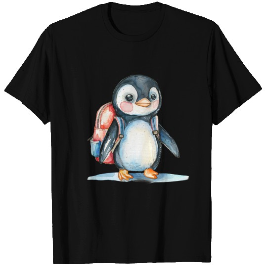 Watercolor Cute School Animals, Back to School T Shirts