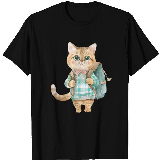 Watercolor Cute School Animals, Back to School T Shirts