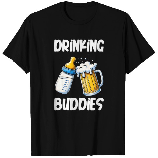 Drinking Buddies Creative Fun Novelty T Shirts