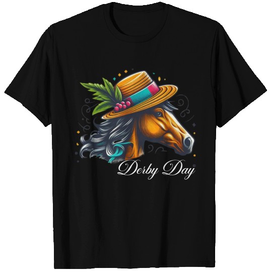 Funny Derby Fascinator Horse racing T Shirts