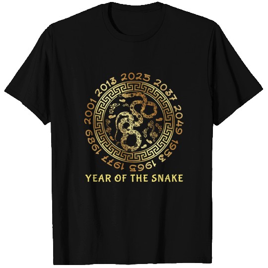 Chinese New Year Of The Snake Chinese Zodiac Years T Shirts