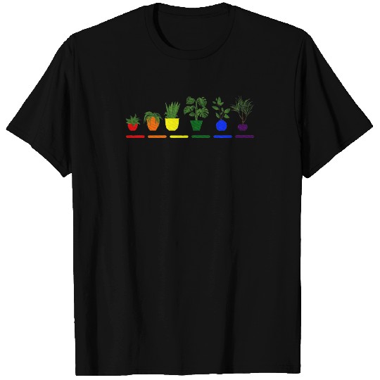 Plants LGBTQ Gardener Gardening Lover Gay Pride T Shirts