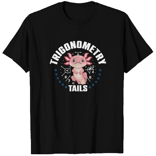 Axolotl Math Teacher Mexican Salamander Amphibian T Shirts