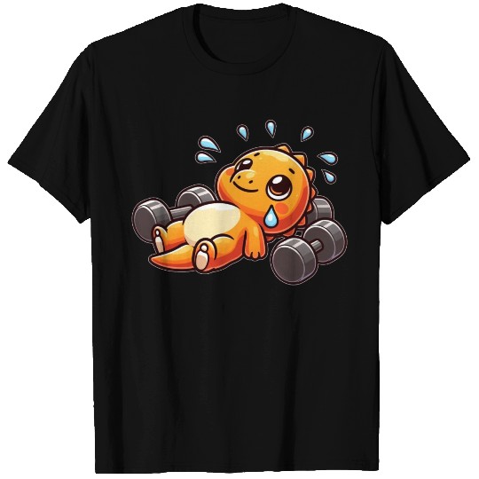 Dino T-Rex Workout Fitness Dragon Reptile T Shirts