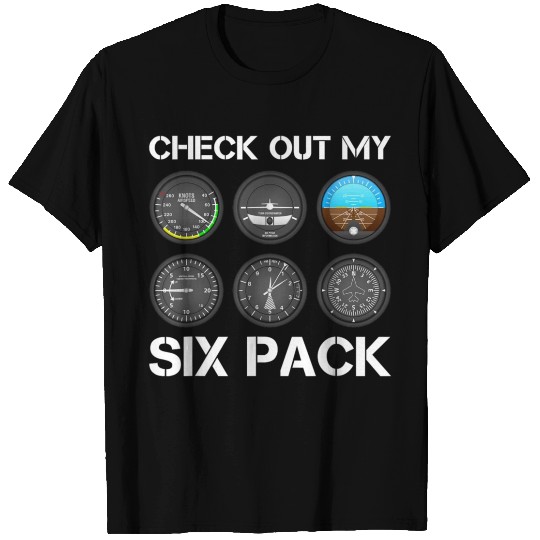 Funny Pilot Airplane Flight Instruments T Shirts