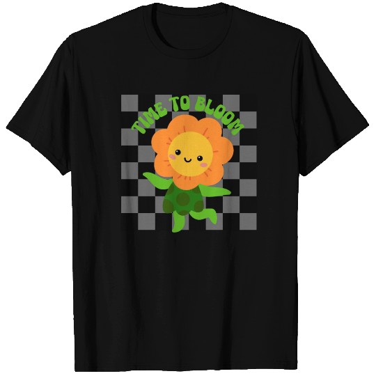 Time to Bloom: Floral Print Design T Shirts