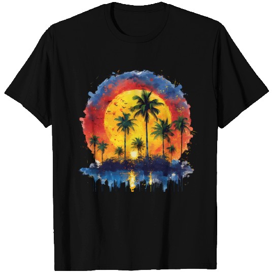 Tropical Paradise T Shirts | Sunset Escape